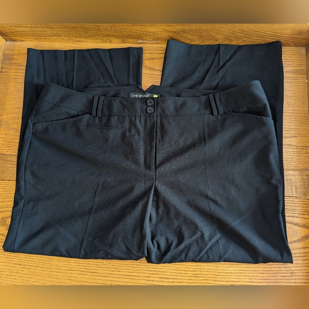 NWOT Women's Lane Bryant Dress Pants, black 26W, PLS READ